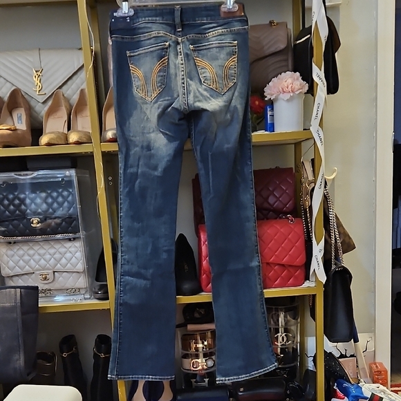 Hollister Women's Distressed Bootcut Jeans - Picture 3 of 3